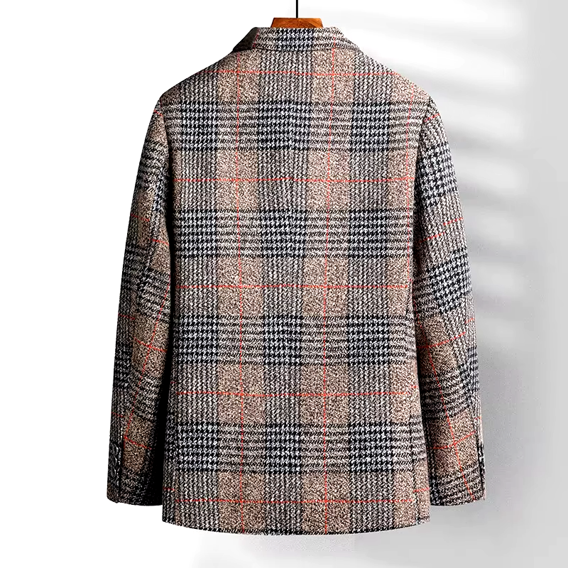 Harold | Elegant Men's Wool Coat for Business in Classic Style - Image 3