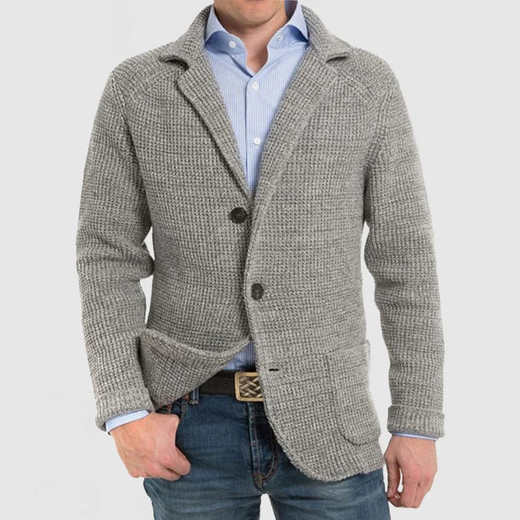 Henry | Men's Two-Button Knit Blazer - Image 8