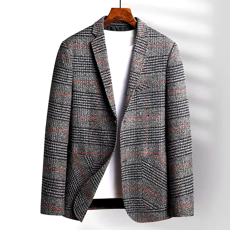 Harold | Elegant Men's Wool Coat for Business in Classic Style - Image 2