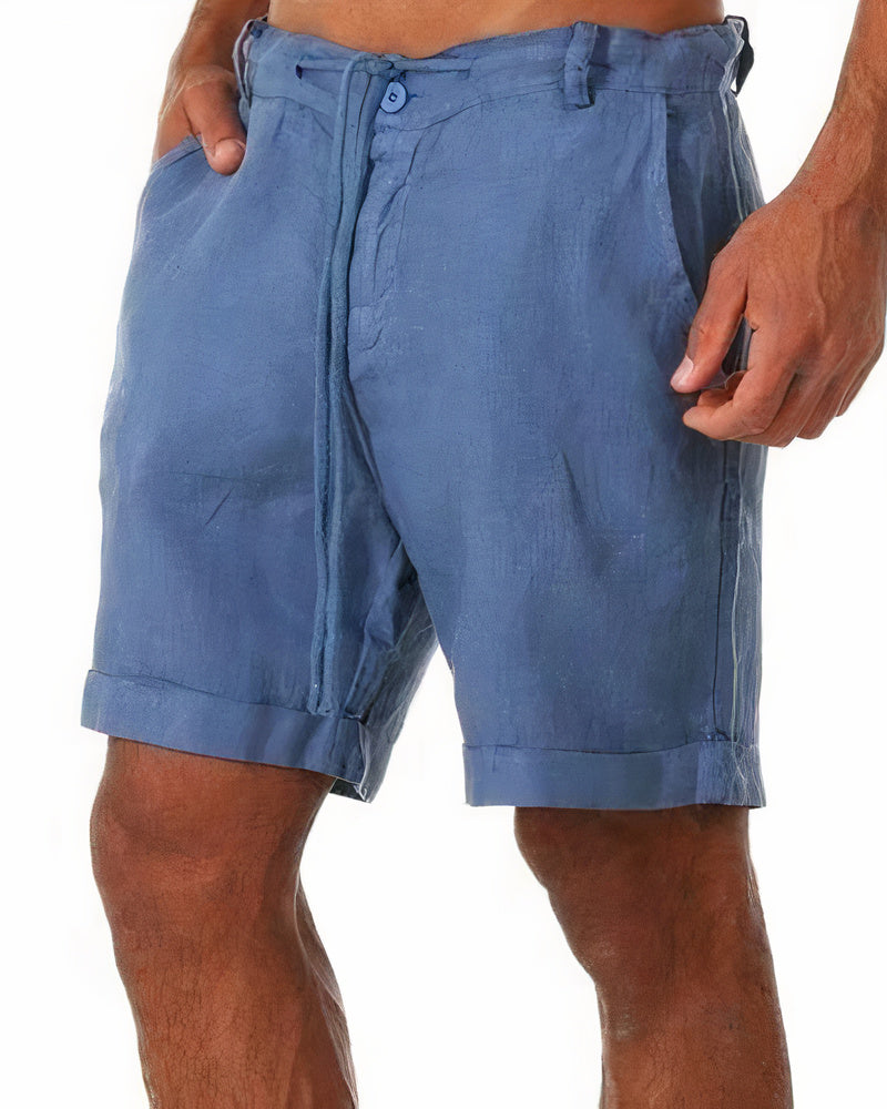 Riley | Stylish Comfortable Linen Shorts - Image 4