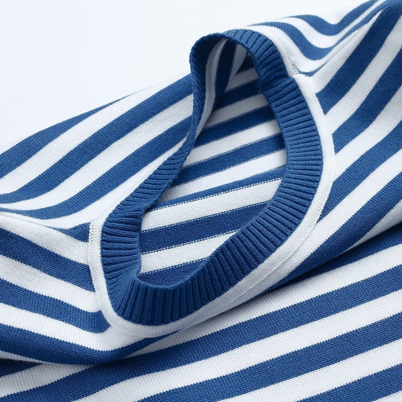 Gail | Striped Cotton Long Sleeve T-Shirt for Women - Image 5