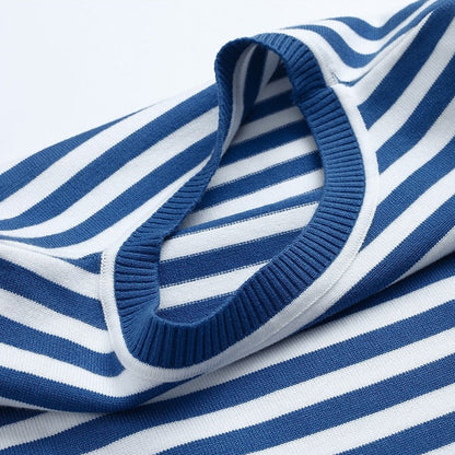 Gail | Striped Cotton Long Sleeve T-Shirt for Women - Image 5