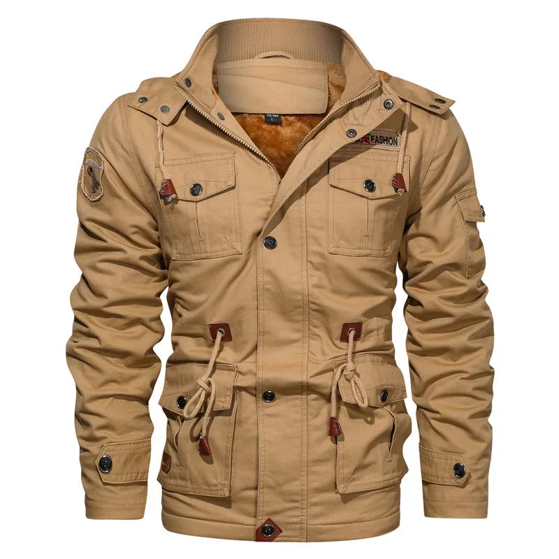 Willard | Men's Hooded Military Jacket - Image 8