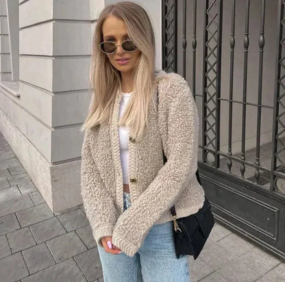 Georgia | Women's Button Front Cardigan Jacket - Image 1