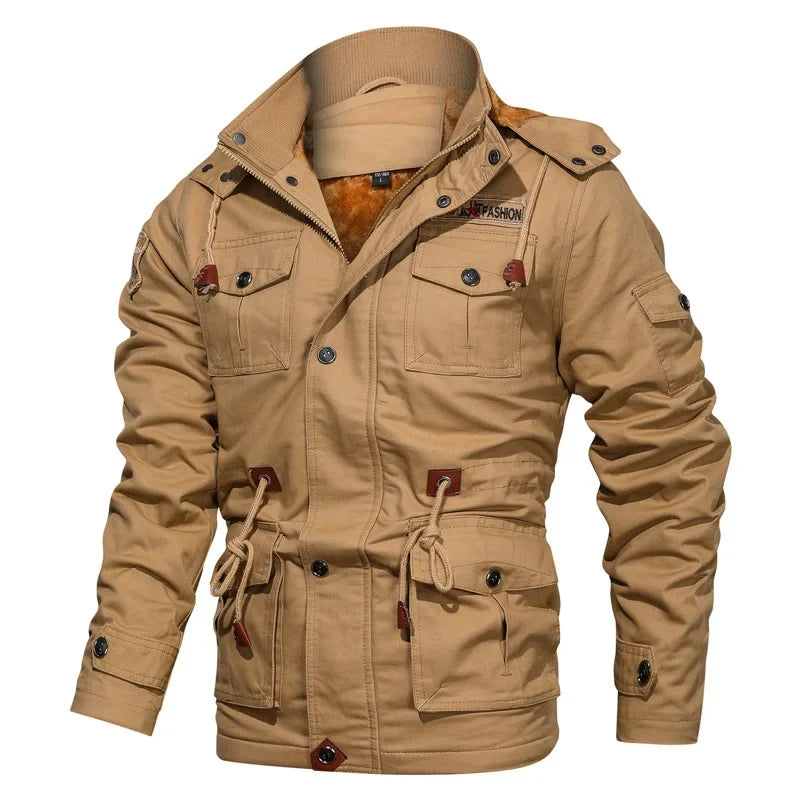 Willard | Men's Hooded Military Jacket - Image 7