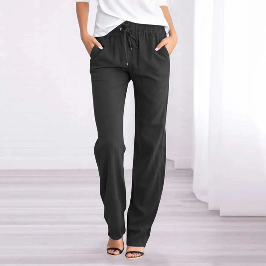 Vanessa | Relaxed Fit Lightweight Trousers for Everyday Comfort - Image 1