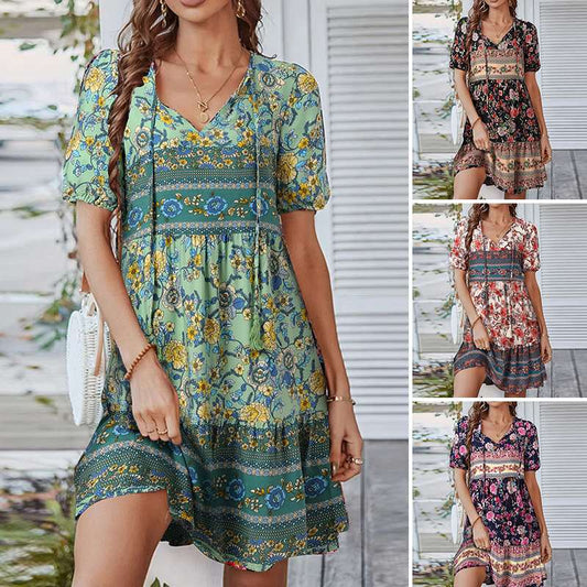 Olivia-johnson | Cotton Mini Dress for Summer Comfort - Image 1