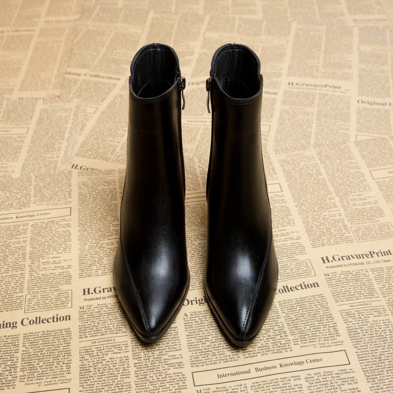 Sally | Women's Heeled Ankle Boots - Image 2