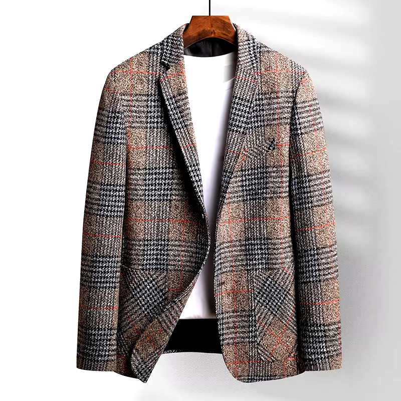 Harold | Elegant Men's Wool Coat for Business in Classic Style - Image 1