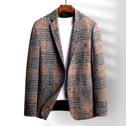 Harold | Elegant Men's Wool Coat for Business in Classic Style - Image 1
