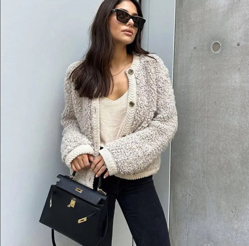 Georgia | Women's Button Front Cardigan Jacket - Image 3