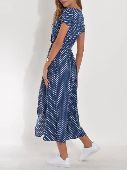 Paige | Elegant Floral Wrap Dress - Image 5