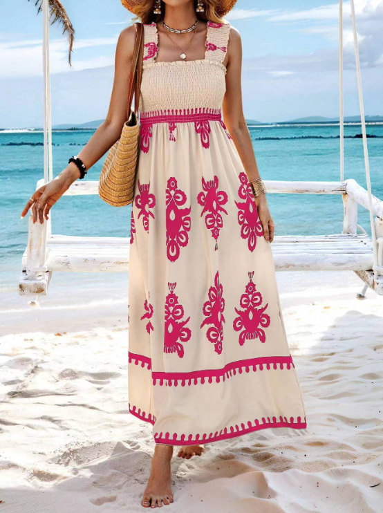 Lauren | Summer Bohemian Long Dress - High-Quality Fabric - Image 11
