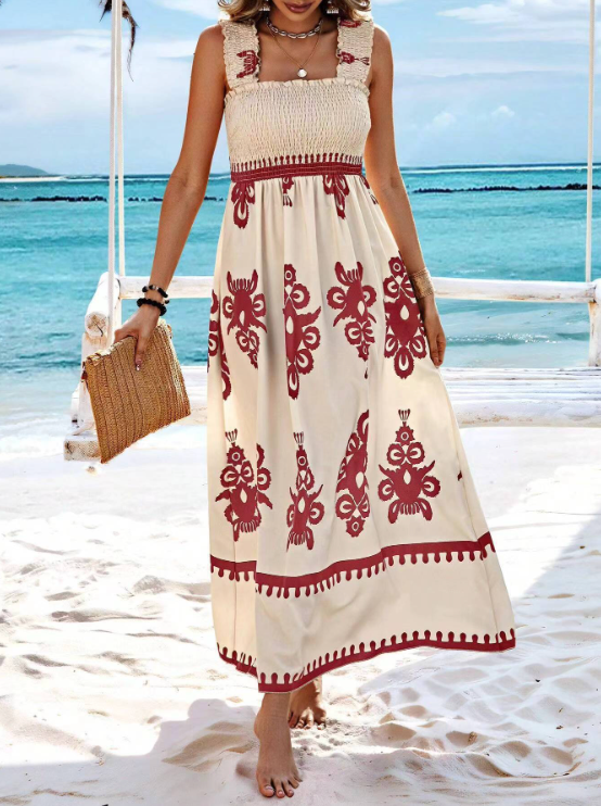 Lauren | Summer Bohemian Long Dress - High-Quality Fabric - Image 13