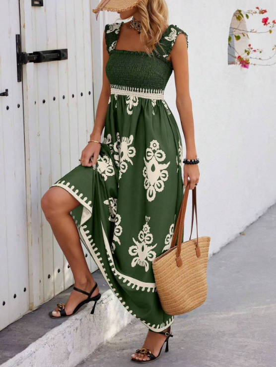 Lauren | Summer Bohemian Long Dress - High-Quality Fabric - Image 8