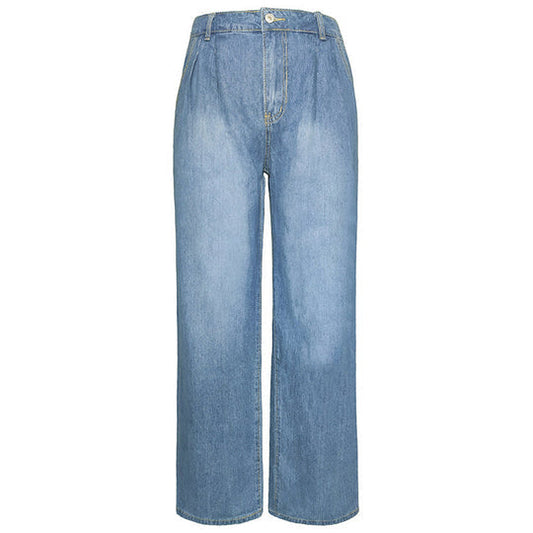 Morgan | High-Waisted Comfortable Wide-Leg Jeans - Image 1