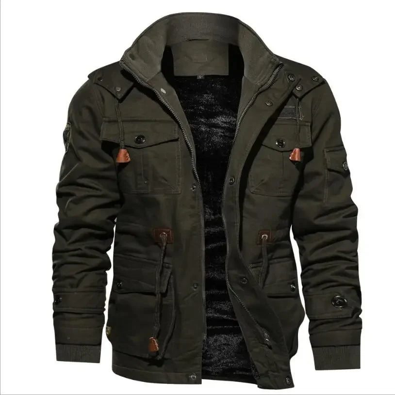 Willard | Men's Hooded Military Jacket - Image 9