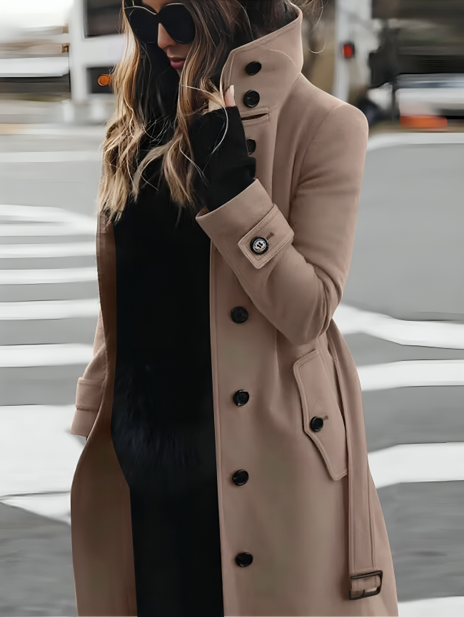 Sandra | Women's Belted Trench Coat - Image 2