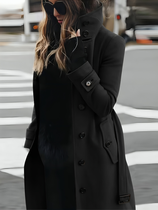 Sandra | Women's Belted Trench Coat - Image 4