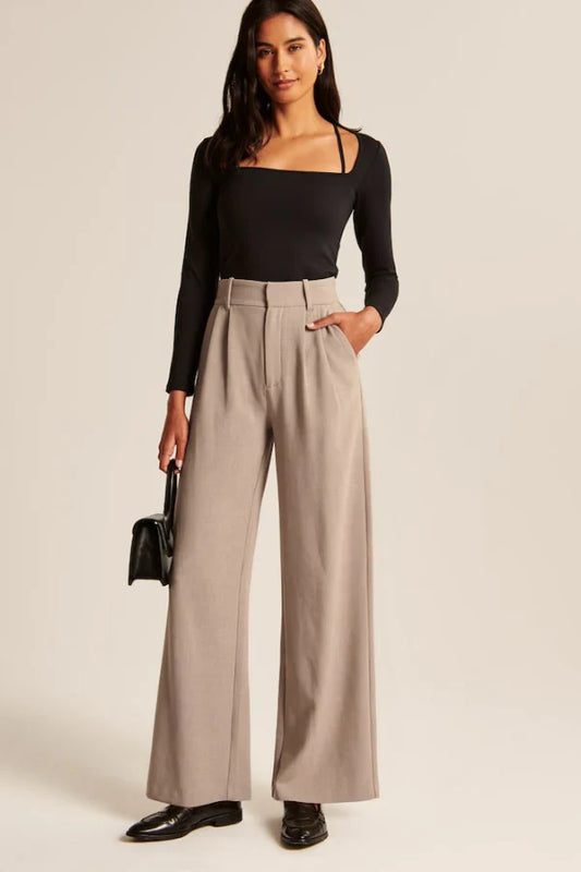 Naomi | Tailored Sand Pants for Elegance and Comfort - Image 1