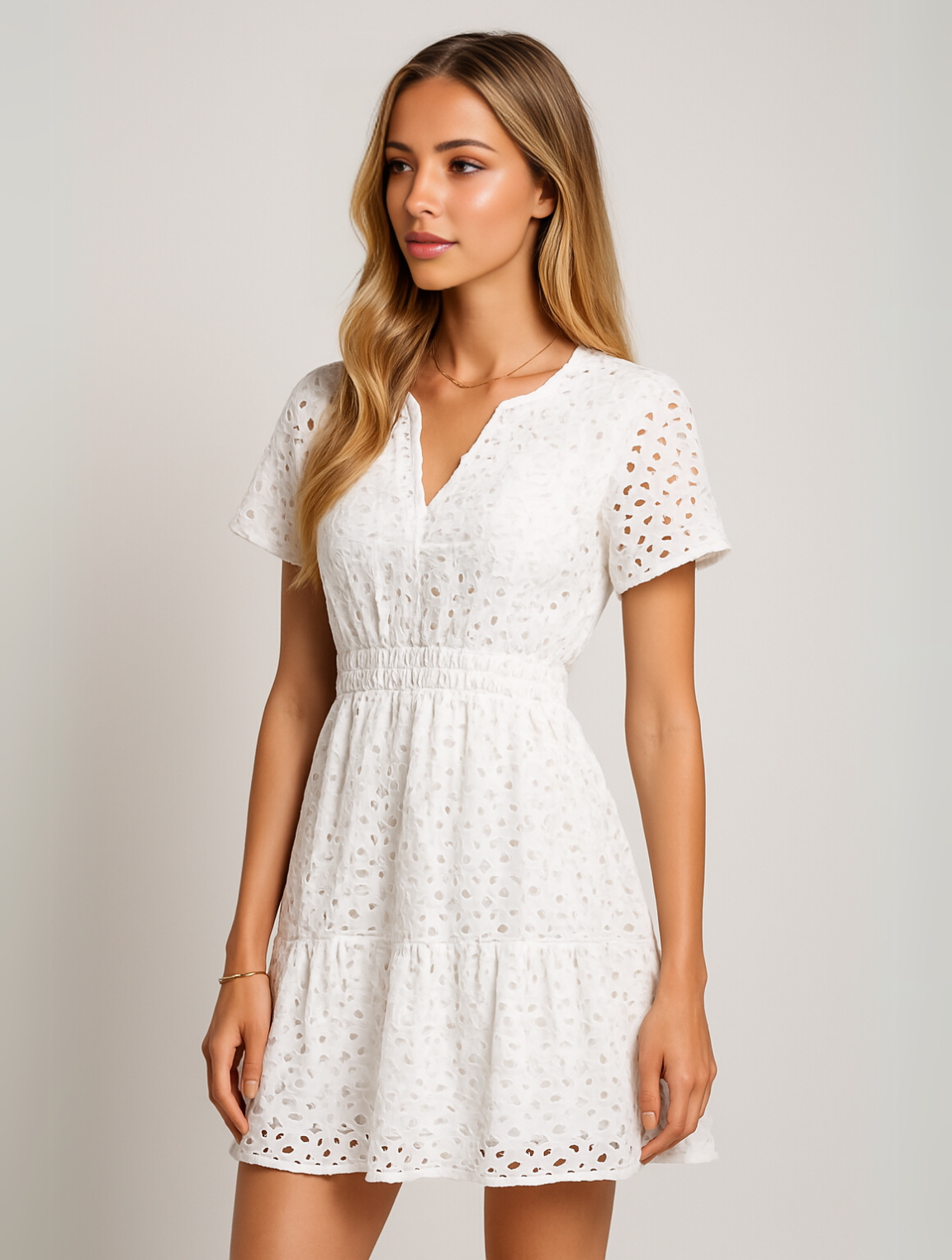 Kristen | Elegant Maxi Dress with Ruches - Image 2