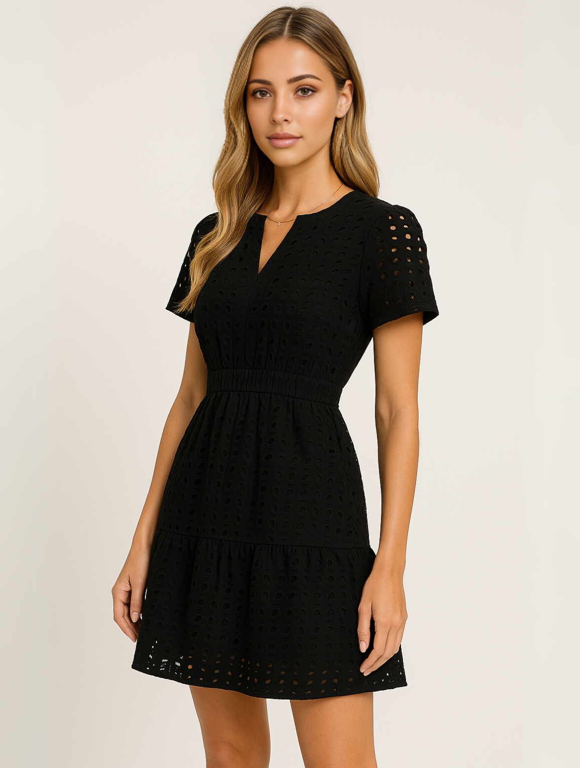 Kristen | Elegant Maxi Dress with Ruches - Image 7