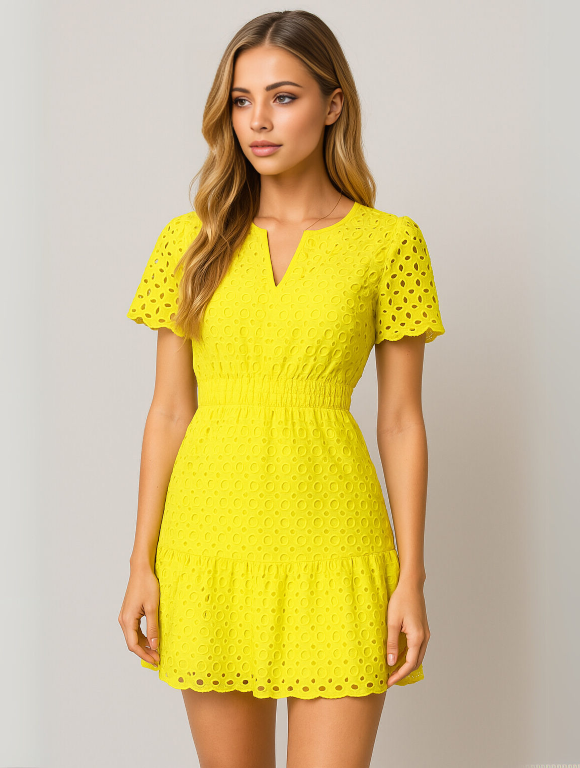 Kristen | Elegant Maxi Dress with Ruches - Image 11