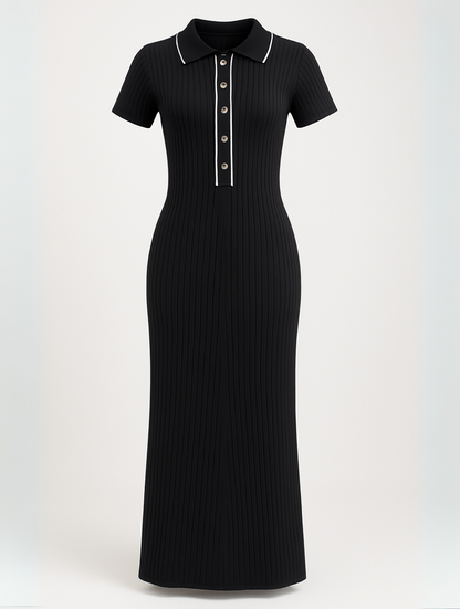 Sheila | Elegant Bodycon Maxi Dress - Image 5