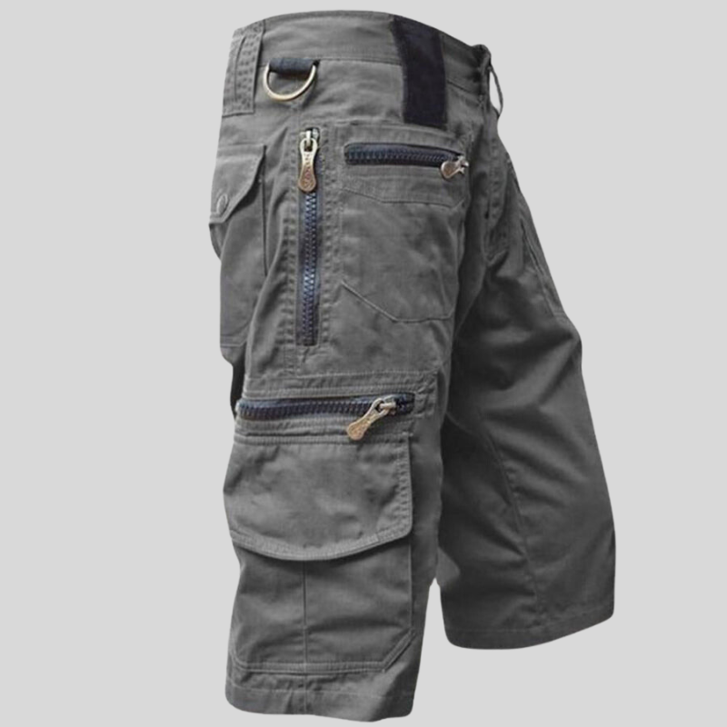 Mason | Comfortable Cotton Knee-Length Cargo Shorts for Outdoor Adventures - Image 2