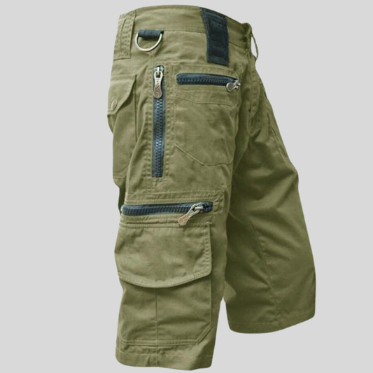 Mason | Comfortable Cotton Knee-Length Cargo Shorts for Outdoor Adventures - Image 1