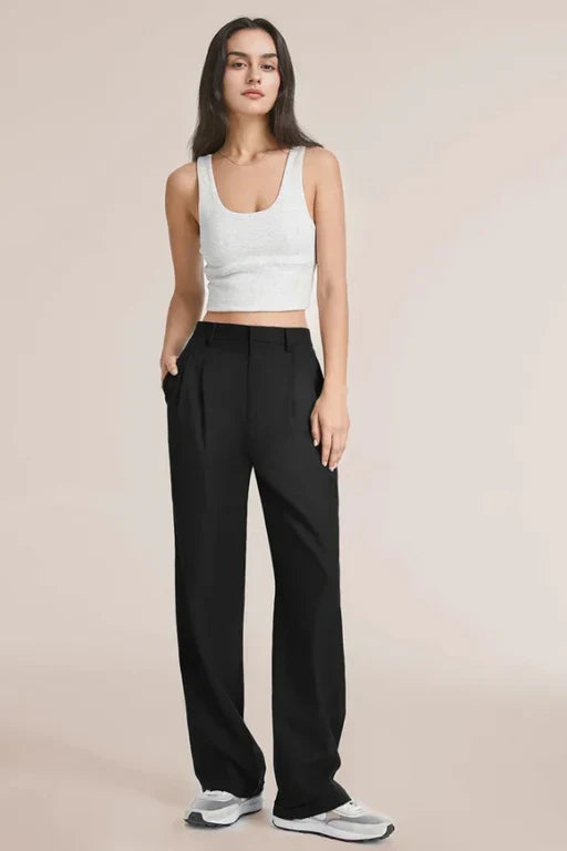 Cheryl | Stylish Tailored Black Pants for Effortless Elegance - Image 1