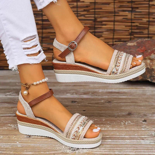Violet | Elegant Women's Maritime Sandals for Summer - Image 1