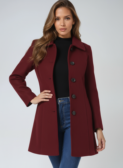 Josephine | Women's Button-Front Fit and Flare Jacket - Image 8
