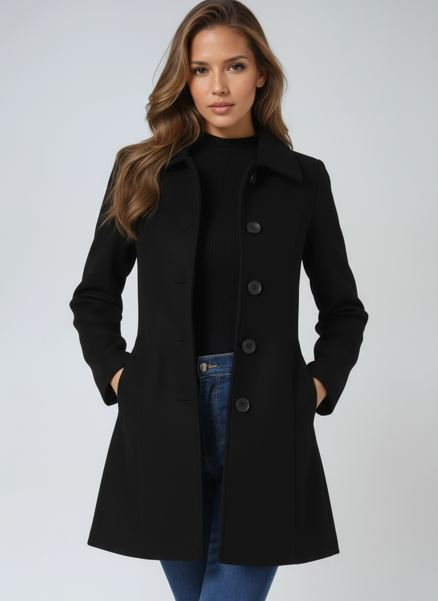 Josephine | Women's Button-Front Fit and Flare Jacket - Image 4
