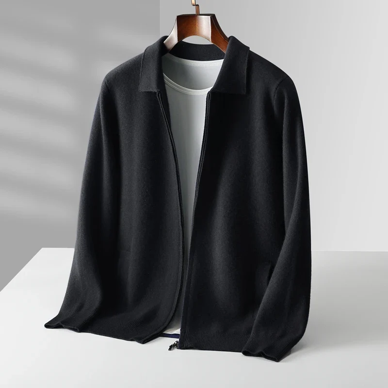 Robert | Men's Zip Up Sweater - Image 9