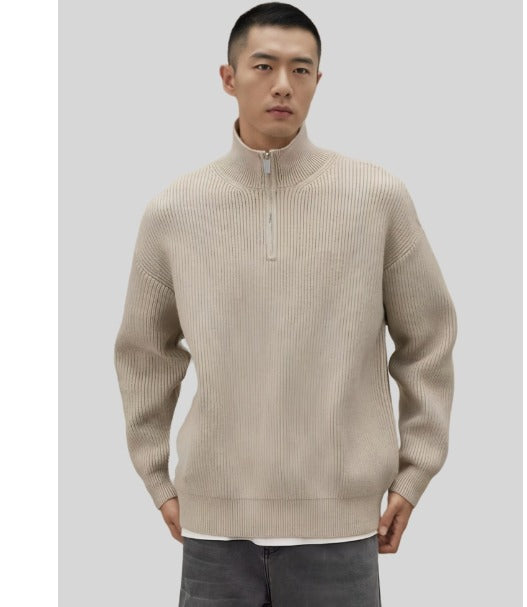 Kris | Men's Quarter-Zip Sweater - Image 5
