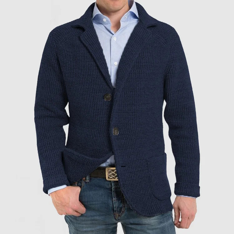 Henry | Men's Two-Button Knit Blazer - Image 2