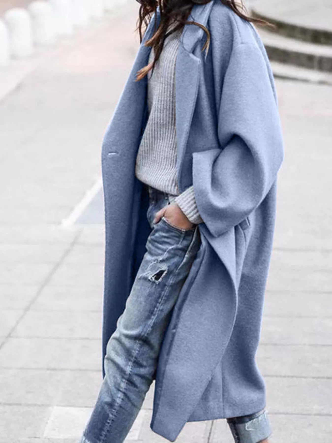 Charlotte | Women's Oversized Long Coat - Image 8