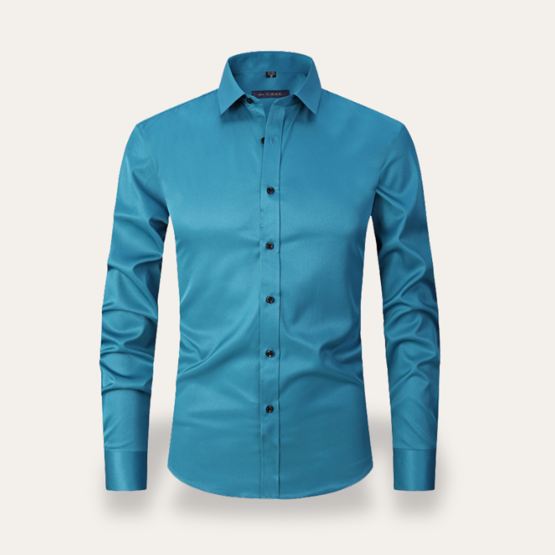 Leonard | Men's satin shirt - Elegant and versatile shirt for every occasion - Image 2