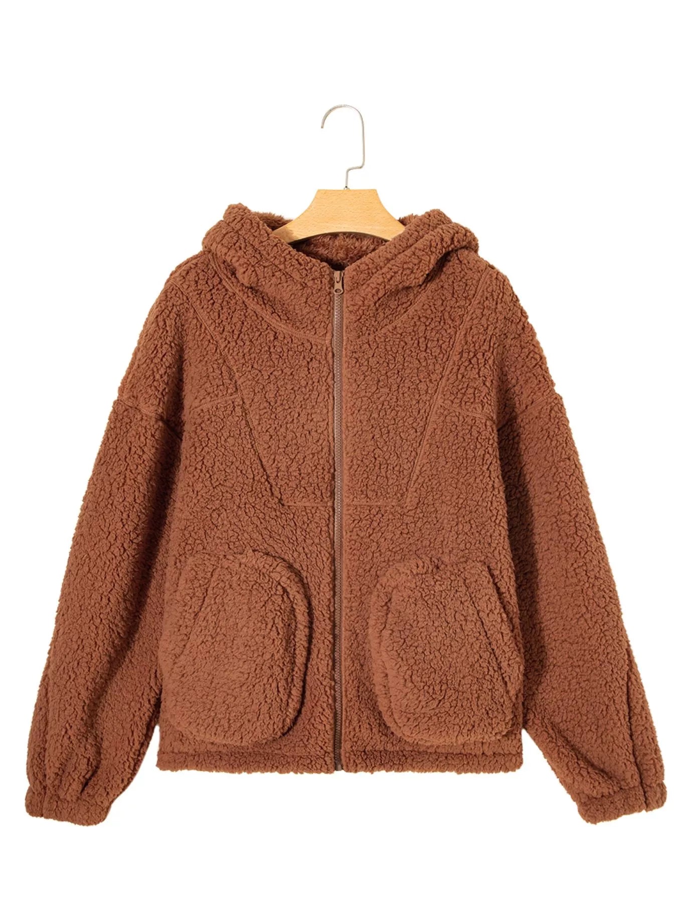 Marjorie | Women's Relaxed Fit Zip Up Jacket - Image 8