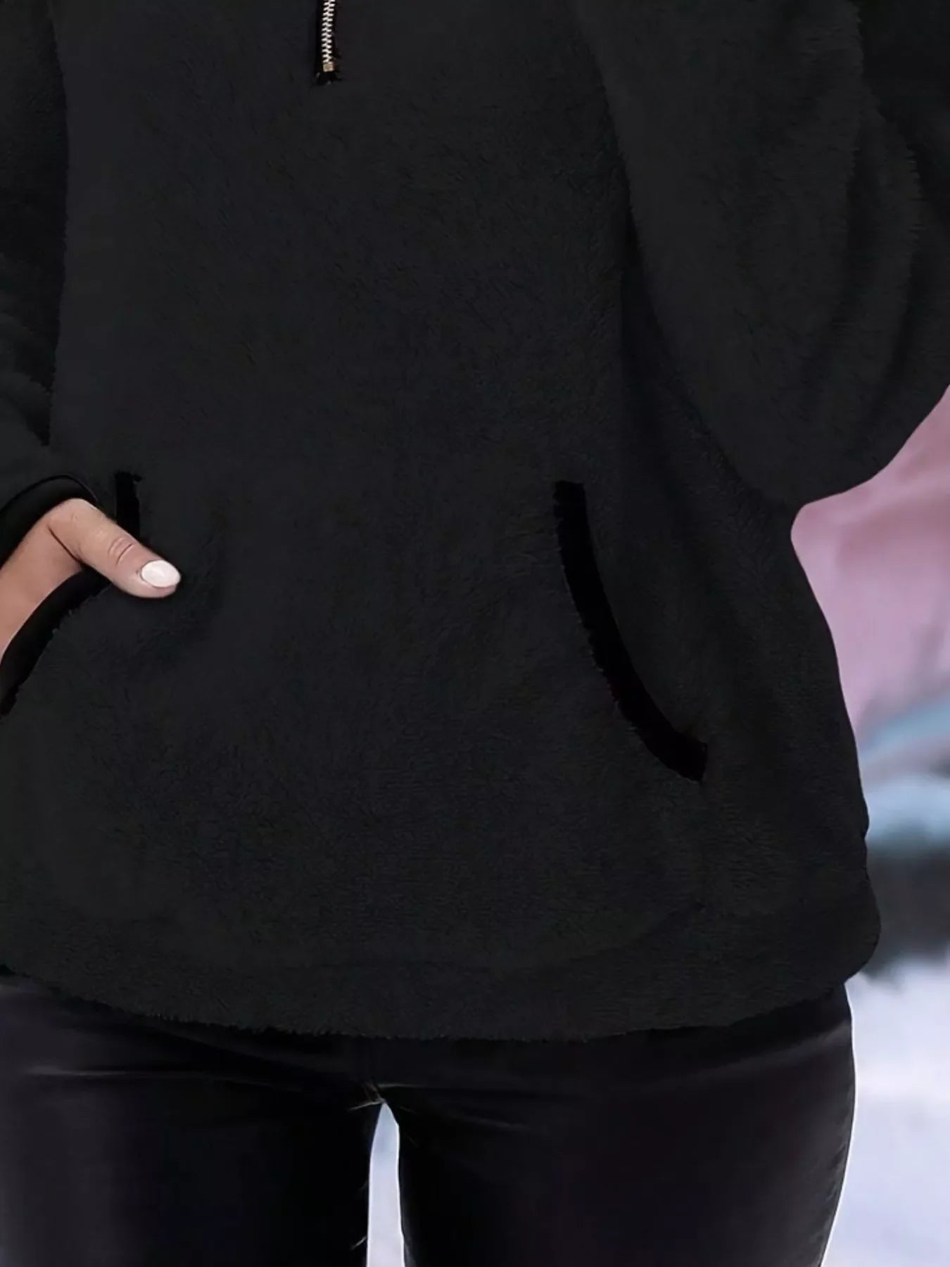 Helen | Women's Half-Zip Fleece Pullover Sweater - Image 29