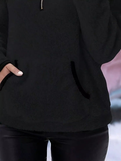 Helen | Women's Half-Zip Fleece Pullover Sweater - Image 29