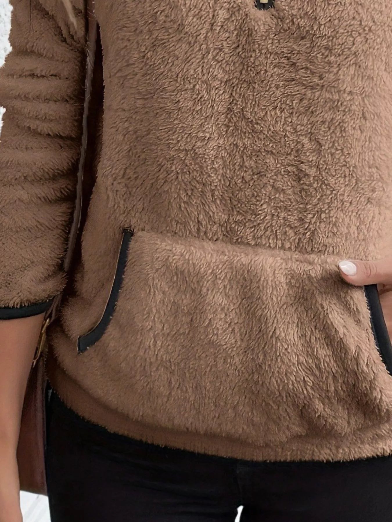 Helen | Women's Half-Zip Fleece Pullover Sweater - Image 2