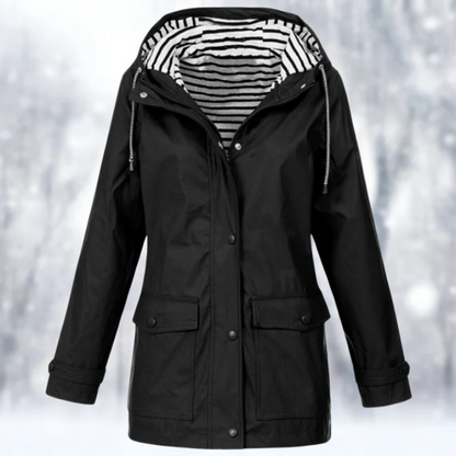 Teresa | Women's Hooded Raincoat - Image 3