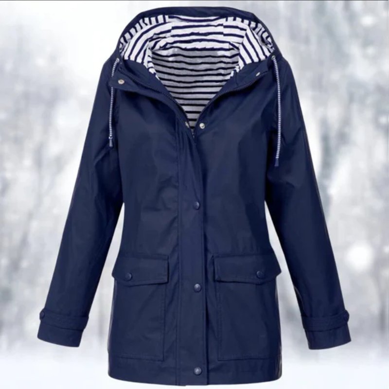Teresa | Women's Hooded Raincoat - Image 4