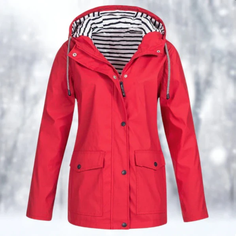 Teresa | Women's Hooded Raincoat - Image 6