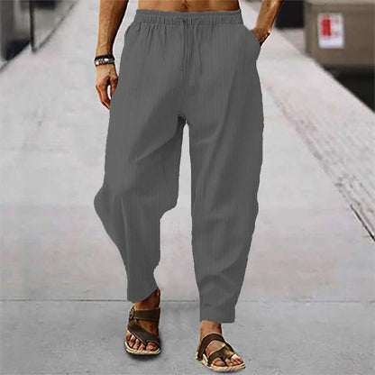 Billy | Cotton Linen Relaxed Pants - Image 9