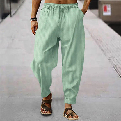Billy | Cotton Linen Relaxed Pants - Image 5