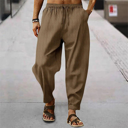 Billy | Cotton Linen Relaxed Pants - Image 6