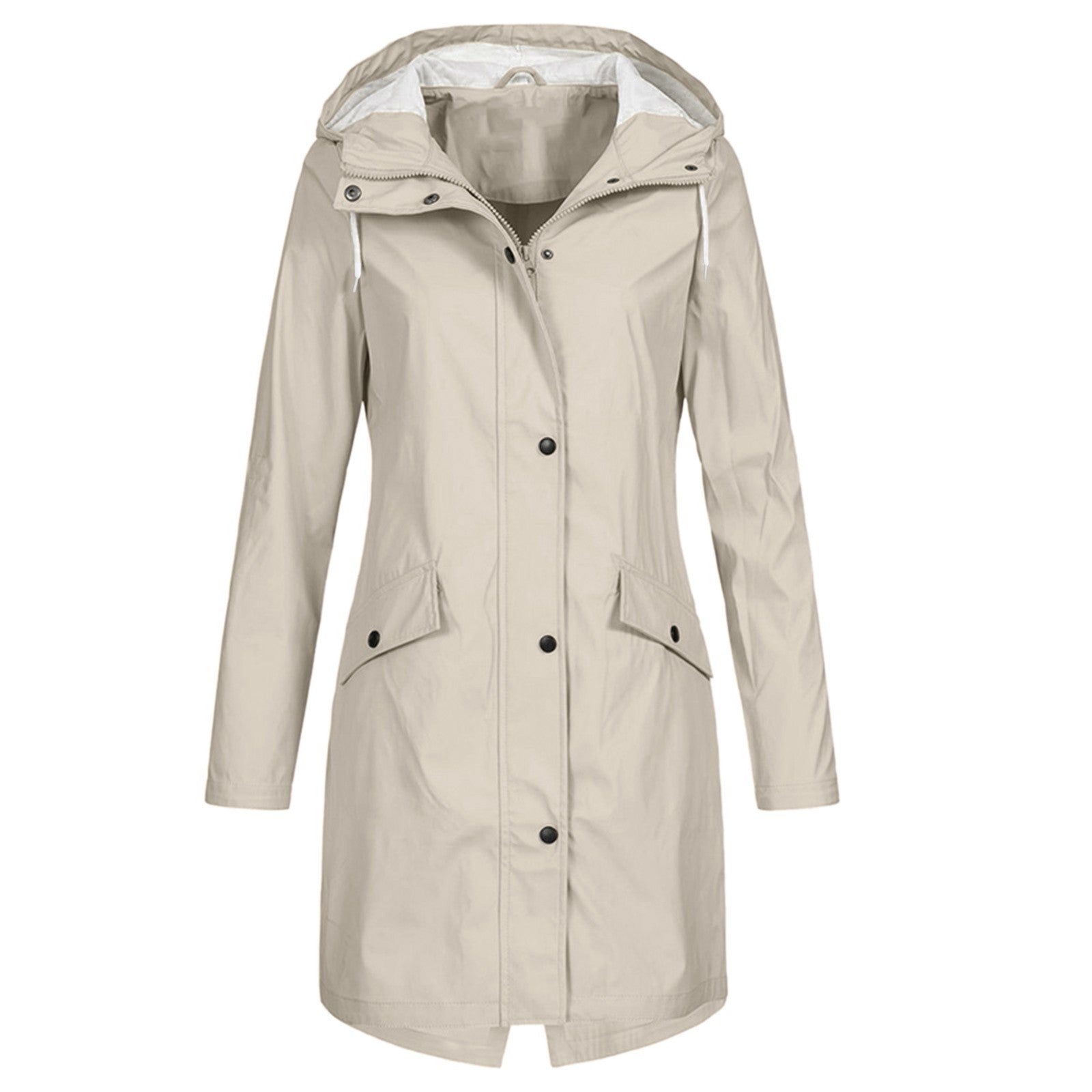 Jocelyn | Women's Hooded Raincoat Coat - Image 2